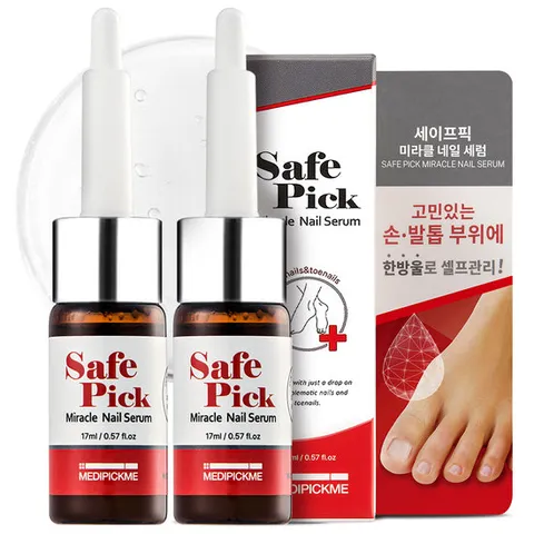 [2개]손발톱 집중 버블 네일 세럼/약국판매동일/ 세.이.프.픽 미라클 네일 세럼 17ml] 손톱 발톱