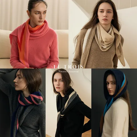 [르투아]르투아 25FW 캐시미어100 머플러 1종