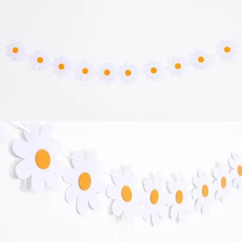 데이지플라워파티가랜드(뷰티/화이트)