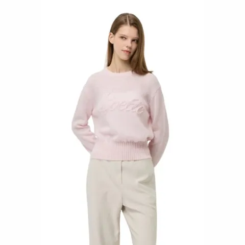 [ 롯데백화점 ][시슬리] 모헤어 블렌드 포에틱 레터링 니트 SAKP47561