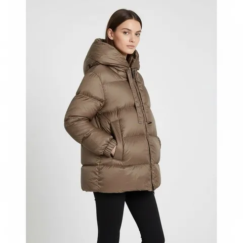 클리어런스막스마라 25FW 카멜 세이아 후드 구스 다운 자켓 2529486055 SEIA 072