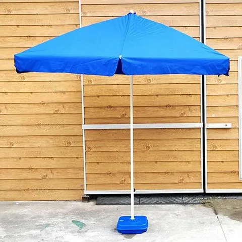 직사각파라솔 직사각 파라솔(240cm) (블루) 해변 카페 대형 옥상파라솔