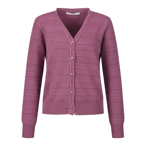 [코인코즈]코인코즈 조직변형 V넥 가디건_DK4AD601