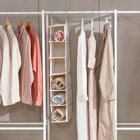 [까사마루]까사마루 린넨 행잉오거나이저 수납함 6단.