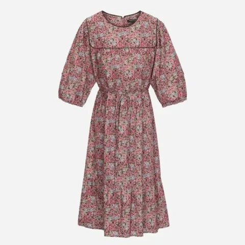 [ 롯데백화점 ][써스데이아일랜드]플라워 미디 코듀로이 원피스 T258MOP237W