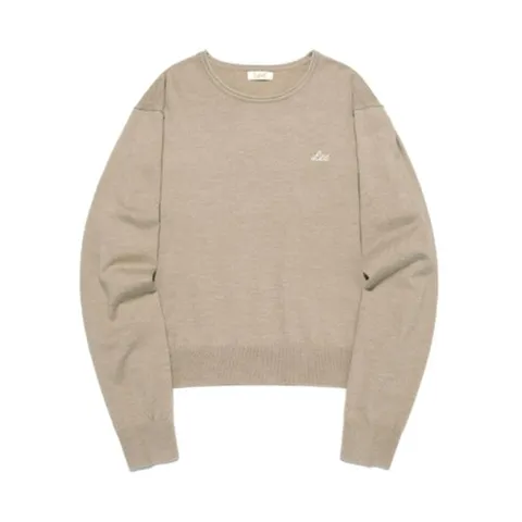 LEE 라운드 니트 여성 B1 LE2503KT60 BE BK