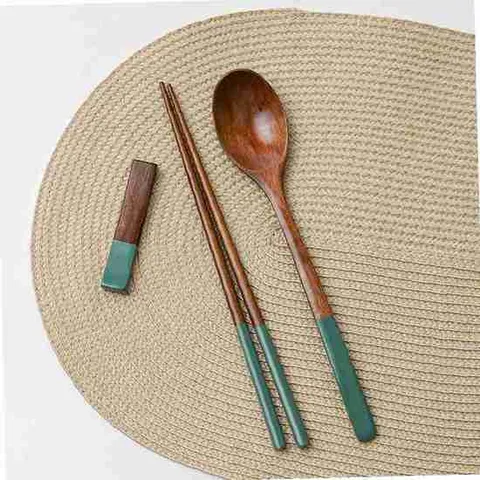 그로브 옻칠 컬러 수저 1인세트