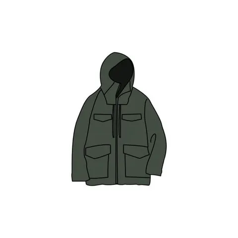 Uniqlo 남성 유니클로 x 화이트 마운티니어링 WPJ 하이브리드 다운 오버사이즈 파카 다크 그린   KR