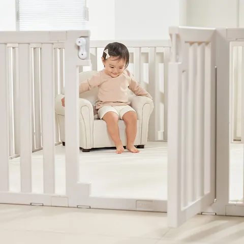 카라즈 뉴퍼펙트 베이비룸 문세트 안전문 200x320cm(16p)울타리 펜스 아기놀이터 실