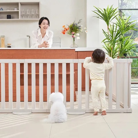 카라즈 뉴퍼펙트 베이비룸 문세트 안전문160x240cm(14p)울타리 펜스 아기놀이터 실