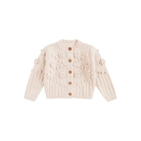 키즈 샌디 가디건 크림 25F_C0152 CREAM