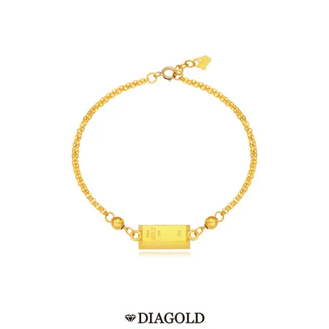 디아골드 24K 순금 파인골드바 팔찌