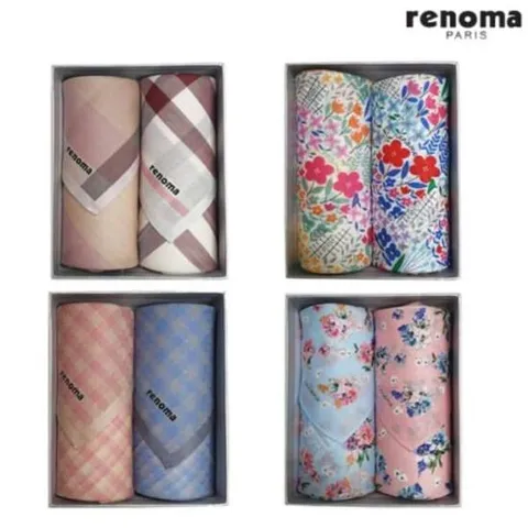 레노마 RH2S16 남녀 손수건 2매세트 16종 택 1