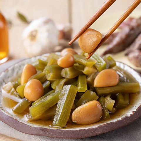 밥도둑 반찬 궁채마늘장아찌 1kg x 2팩