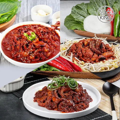 [ 롯데백화점 ][맘스킹]속초오마니 쭈꾸미볶음/낙지볶음 3종