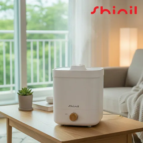 [상부급수로 편리하게 세련되고 깔끔한 디자인] 신일 3L 초음파 가습기 SUH-R60HP