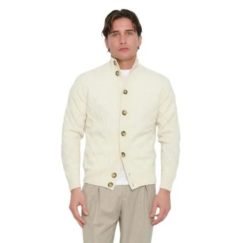 Paolo Fiorillo Capri 가디건 BB3MLWC7T020 Neutrals