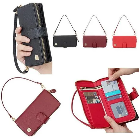 [룽스]유크닉 지퍼 스마트폰 지갑 와이드6 A136