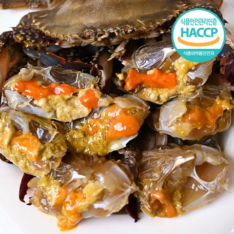 연평도 알배기 암꽃게 간장게장 3kg (4미)