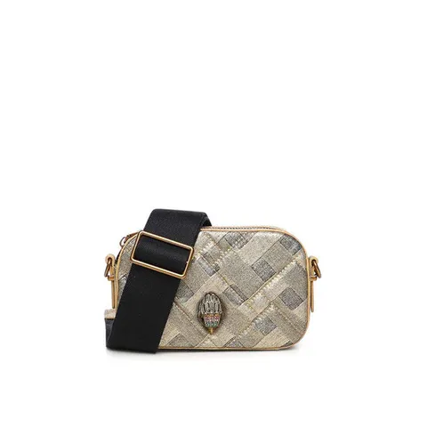 [KURT GEIGER] 라프리마 여성 크로스 바디 백 스몰 Kensington 카메라 9078966669 골드 /8