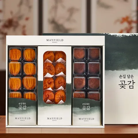 [메이필드호텔][보냉가방]명산지 곶감 혼합세트(상주반건시10과+상주건시10과+흑곶감10과)1.6KG