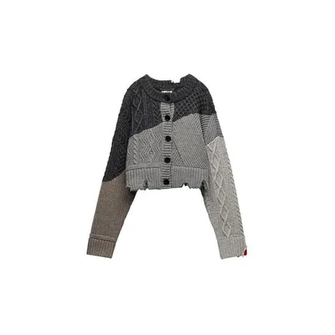 Zara자라 x 아더에러 디스트로이드 크롭 가디건 블루 5755016400