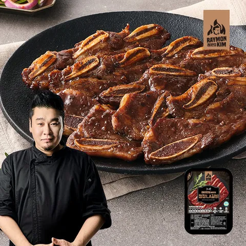 레이먼킴 청정우 양념 LA갈비 400g x 6팩
