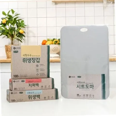 추출 선물세트 4종 PE 사탕수수 롯데이라이프 BIO 지