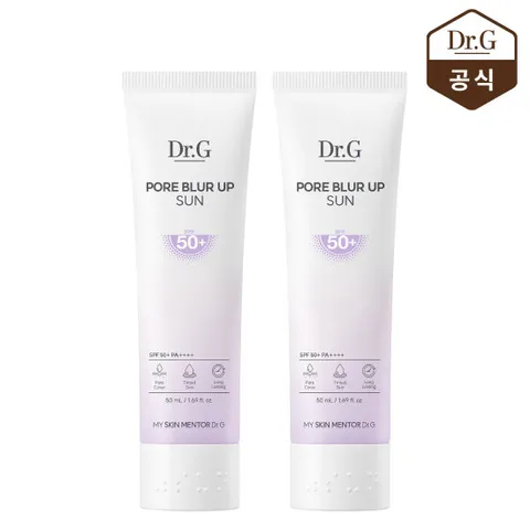 [GS단독]닥터지 포어 블러 업 선 50ml 2개 (증)레드 블레미쉬 순무 시카 아이싱패드