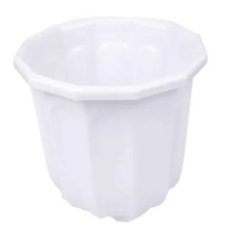 거실화분 프라스틱화분 12각 화분 7호