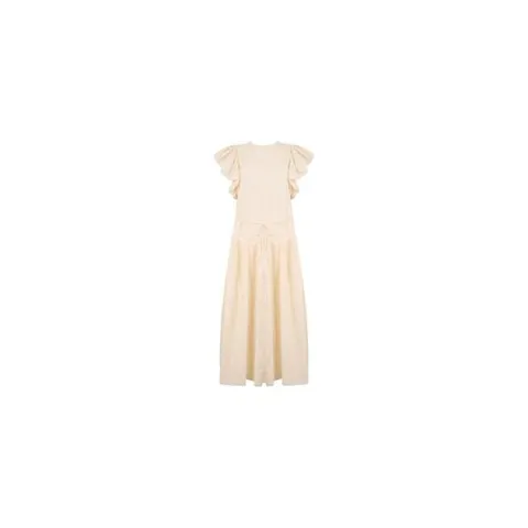 26 FW Ulla Johnson 실베인 러플 미디 드레스 PS260166 TP449372452