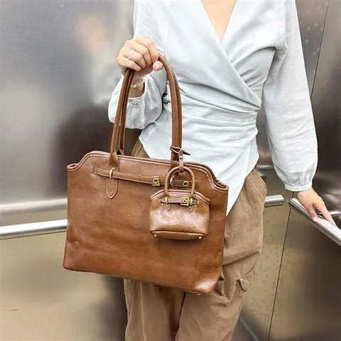 오피 M2395 미니백포함 대용량 여성 숄더백