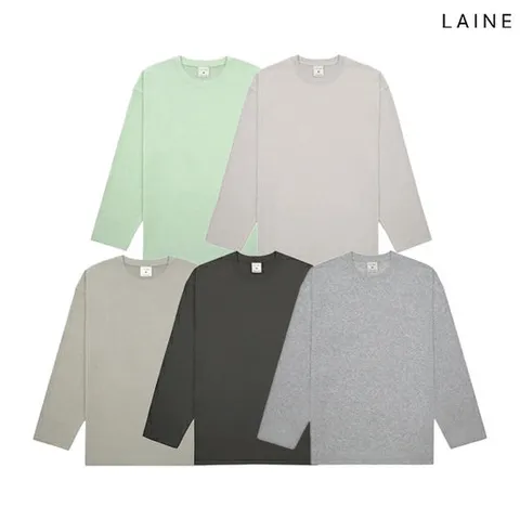 [루시앙]레인 하이트위스트 오버 긴팔티셔츠 (5color)