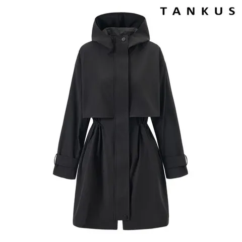 택가 159,000원 [탱커스]후드 하이넥 허리 스트링 집업 야상 자켓 (TY1JK001L0)
