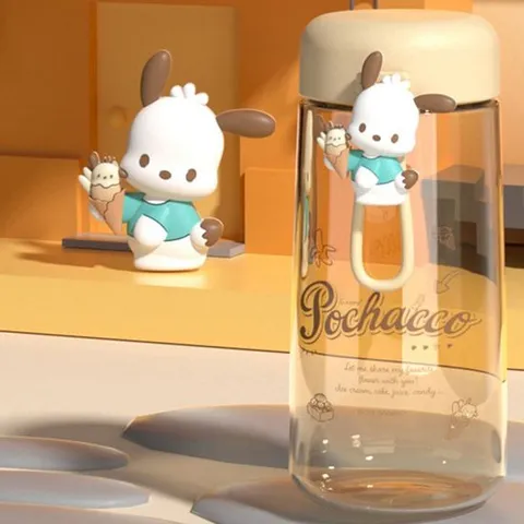 포차코 에메랄드 트라이탄 물병 사무실물병 휴대용물통 산리오물병 소풍물통 캐릭터물병