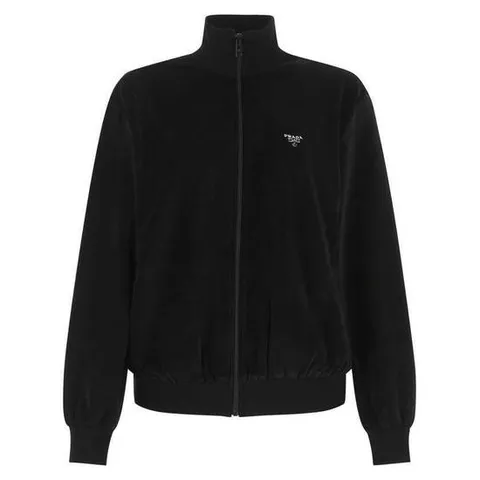 (명품) 프라다 하이넥 로고 집업 자켓 138605 S