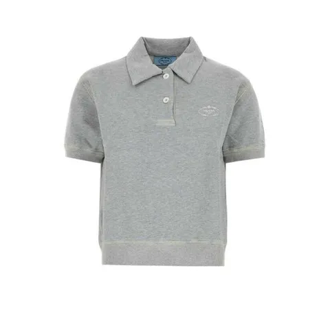 (명품) 프라다 코튼 크루넥 스웨터 134720 S O