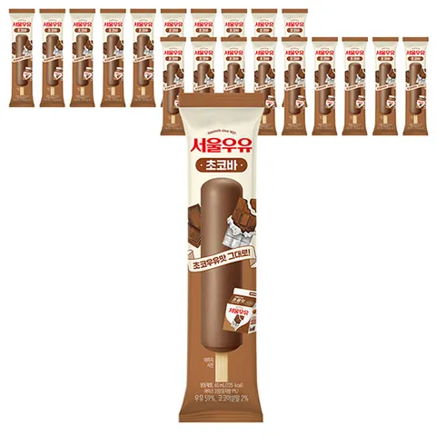 서울우유 아이스크림 초코바 65mlx20개