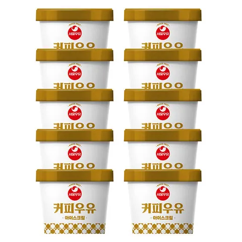 서울우유 커피우유 아이스크림 100mlx10개