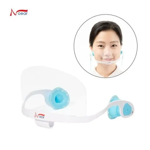 노이어 원터치케어 리필용 필름 5매입 투명위생마스크 위생마스크 요리용마스크 조리용마스크 김서빙방지마