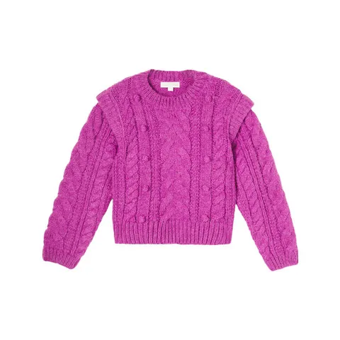 키즈 애니칼리아 니트 라즈베리 25F_J0281 RASPB