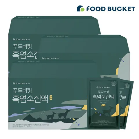 푸드버킷 자연방목 흑염소진액 흑염소즙 30포X3박스