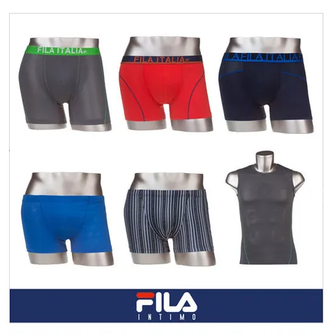FILA 휠라 남자속옷 세트 (팬티5종 언더셔츠1종 카드지갑)
