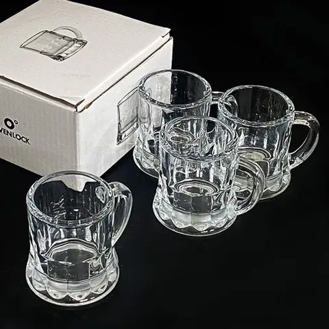 [엄지척]아트 퓨어 미니 (50ml 손잡이 소주잔4p) 4706 맥주잔_19