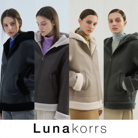 [루나코어스]루나코어스 후드무스탕 자켓