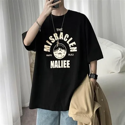 편안한핏 깔끔한 라운드넥 실용적인 남성 반팔 티셔츠 편안하게입을수있는