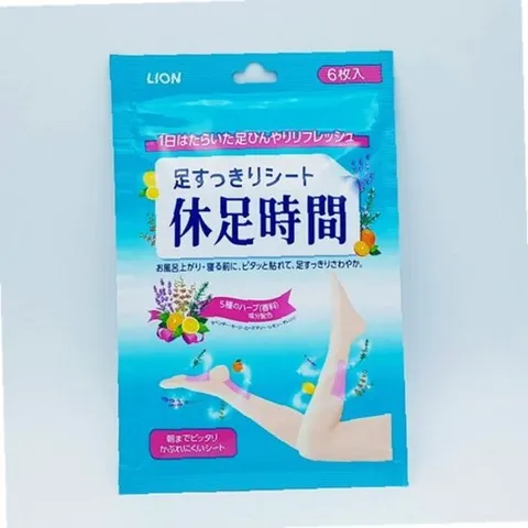 휴족시간 에어파스 6입 쿨파스 붙이는파스 일본파스 파스