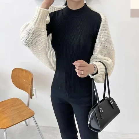 크롭 볼레로 여성 가디건 반팔가디건