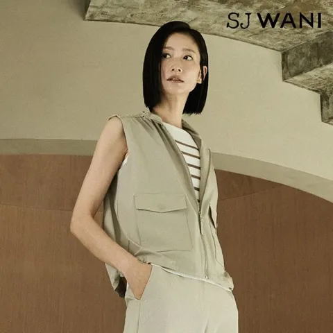 SJ와니 26SS UV컷 셔링 집업 베스트 1종 (골프)