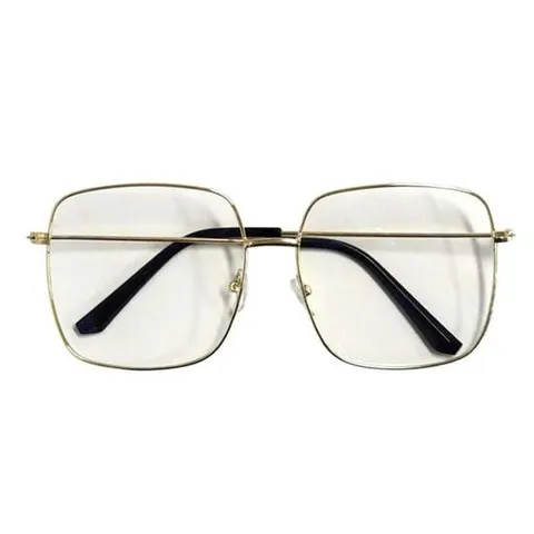 블루스크린차단안경 스퀘어 블루라이트 안경 골드 남자뿔테